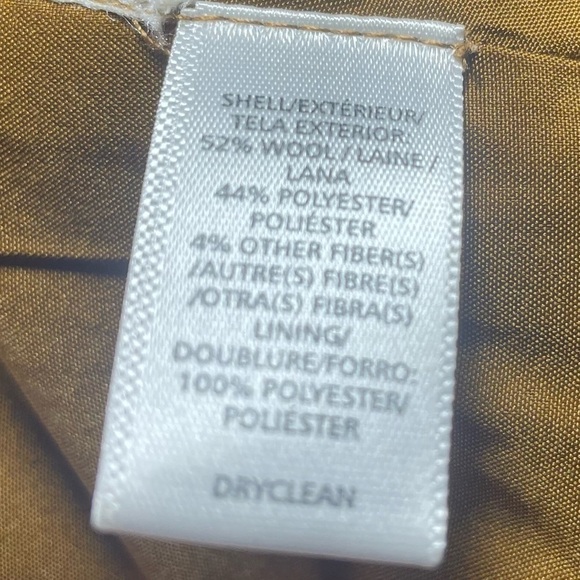 Ann Taylor Loft Camel Wool Blend A-line Mini Skirt Sz 0 - Picture 4 of 5